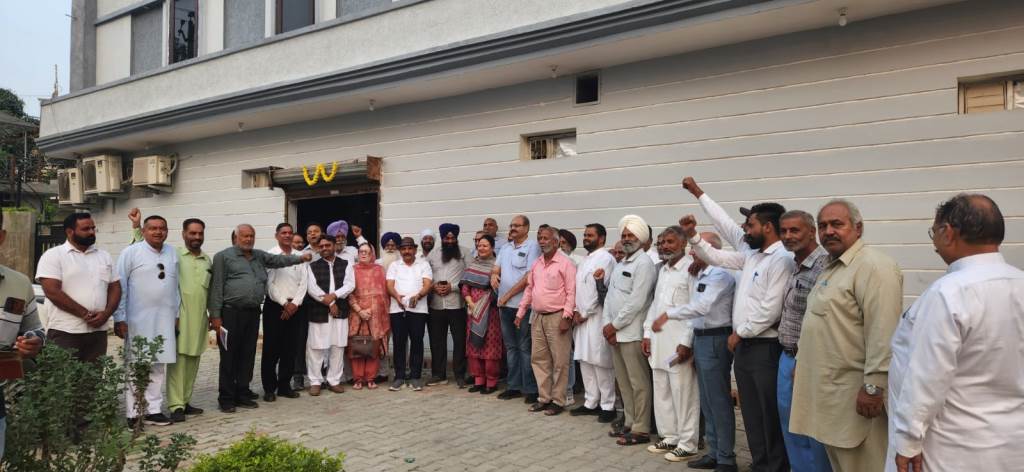 Garhshankar parties protest against Anandpur Sahib district proposal